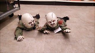 Halloween Animated Props Crawling Zombie Babies! Big Lots Halloween