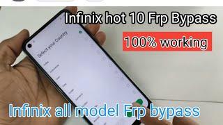Infinix Hot 10 (x682c ) Frp Bypass Reset Google account lock Infinix hot 10 Frp bypass without PC