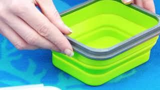 Portable Folding Box Silicone Naturehike NH18G001-J / Kotak Makan Tableware Peralatan Makan Camping