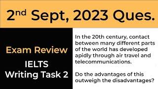 IELTS Exam Review- 2 September, 2023 | IELTS Writing Task 2