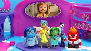 Inside Out Headquarters Complete Toy Set. Joy, Disgust, Fear, Sadness & Anger. TotallyTV.
