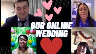 Our online wedding -LDR- UK-Philippines Through WEBWED#onlinewedding #wedding #webwed