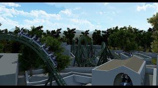 Alton Towers SW9 | Intamin LSM with upside-down launch | NoLimits 2