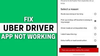 Uber Driver App Not Working on iPhone? How to Fix Uber Driver App Not Working