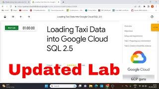 Loading Taxi Data into Google Cloud SQL 2.5 | Google Cloud Platform