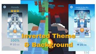 Rolling Sky Bonus Level 2 Monody & Level 10 Castle in the Sky • Inverted Theme & Background