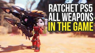 Ratchet And Clank Rift Apart ALL WEAPONS In The Game (Ratchet And Clank PS5 All Weapons)