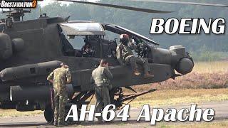 Boeing Apache AH-64 helicopter demo