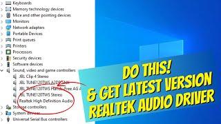 Realtek High Definition Audio Driver - Update & Get better Audio Experience! 