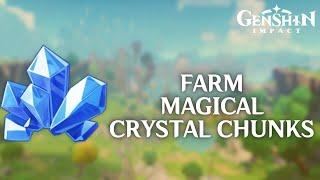 How to Farm Magical Crystal Chunks in Genshin Impact 2024 | Genshin Impact Tutorial