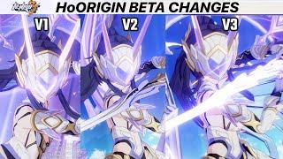 Honkai 6.4 - Herrscher of Origin V1 V2 V3 Animation Changes