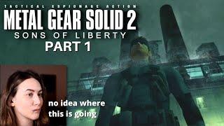 Let's Play Metal Gear Solid 2 Part 1 - Snake and Olga Boss Fight