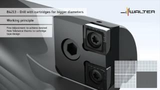 Walter Tools Holemaking B4213 - Drill with cartridges for bigger diameters