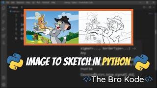 convert image to sketch using Python | image to sketch using Python