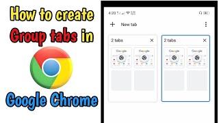 How to Create Group Tabs in Chrome