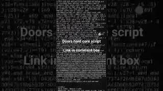 DOORS hard core script in Mobile