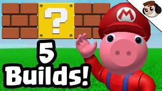 5 INSANE Piggy Build Mode Creations #1 (How to Build Them)