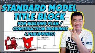 STANDARD MODEL TITLE BLOCK (PHILIPPINES)