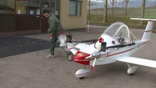 Cricri airplane in flight HD