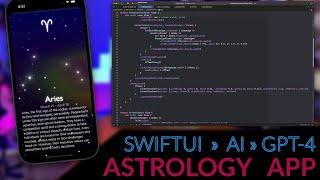 Astrology Horoscope App - AI GPT-4 in SwiftUI - iOS 17 - Background Fetch & Notifications - Part 6