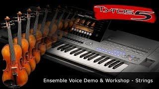 Yamaha Tyros5 Demo - Ensemble Voices - Strings