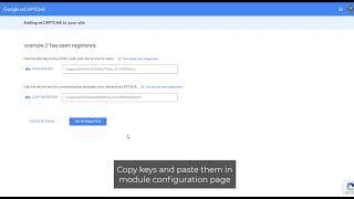 How to create Site Key and Secret Key for Google reCAPTCHA PrestaShop Module