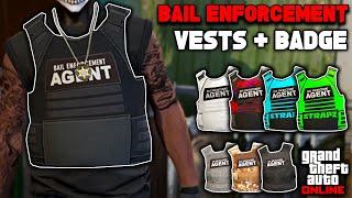 How To Get The Bail Enforcement Agent Vest & Badge With Custom Outfits In GTA 5 Online!