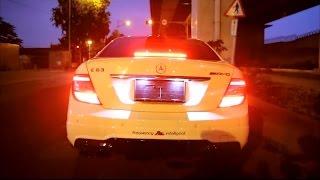 LOUD Mercedes-Benz C63 AMG w/ Fi Exhaust!