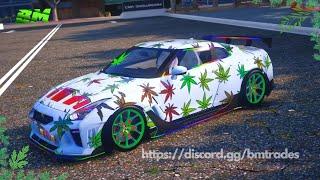 GTR R35 Weed Edition  | Animated + Glow + 3D | BM Animated Car | #fivem #gta5 #roleplay #gta5mods