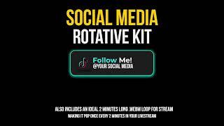 Rotator Social media lower thirds