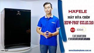 Máy rửa chén Hafele HDW-F60F 533.23.310, đen huyền tinh tế