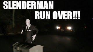 SLENDERMAN RUN OVER BY CAR!! Extreme Rules Backyard Wrestling Match