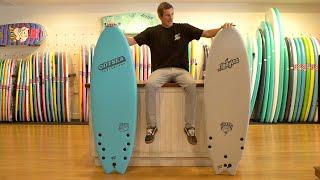 ODYSEA SKIPPER VS. ROUND NOSE FISH - CATCH SURF BOARD REVIEW