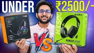 Spinbot HX500 Vs Cosmic Byte Immortal - Best Wireless Gaming Headphones Under Rs.2500?