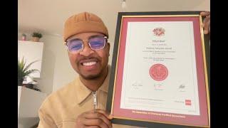 ACCA CERTIFICATE UNBOXING AND FRAMING