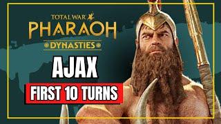 ️ AJAX First Look ️ Total War PHARAOH Dynasties Gameplay Boeotians Aegean Campaign Guide Review