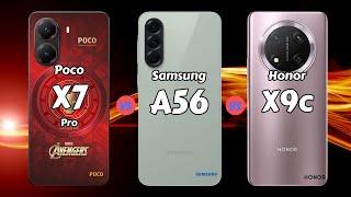 POCO X7 Pro vs Samsung A56 vs Honor X9c