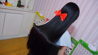 戈壁落日展示013#片段  long hair hairjob china Haircut Silky Hair Hair fetish 長髮