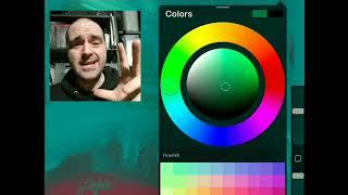 DON'T USE PROCREATE'S COLOR WHEEL!