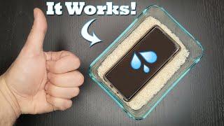 How to Save Your Water Damaged Cell Phone with Rice