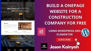 Create a Stunning WordPress Website for Free - No Coding Required!
