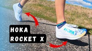 Hoka Rocket X First Run & Impressions / Will this be my marathon shoe??