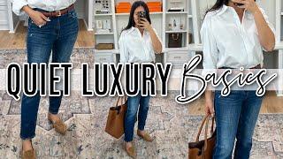 QUIET LUXURY STYLE - 5 Basics to Create the PERFECT Outfit | LuxMommy