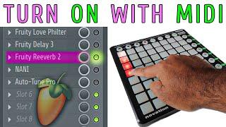 FL Studio Performance Mode Tip -  Activate FX Slots With MIDI Controls