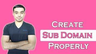 How to create subdomain in cpanel and install wordpress hindi | what is a subdomain?