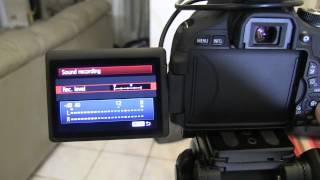 Canon 600D/T3i DSLR Audio