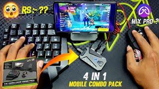 Budget " 4 IN 1 MIX PRO COMBO " Unboxing And Complete Tutorial | Play Games Like Pc