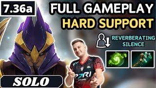 7.36 - Solo SILENCER Hard Support Gameplay 23 ASSISTS - Dota 2 Full Match Gameplay