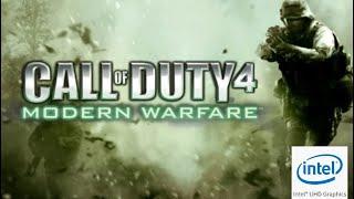 Call of Duty 4 Multiplayer Intense Gameplay in Intel UHD Graphics