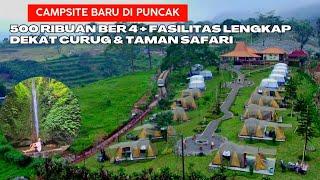 Pendatang Baru di Puncak Bogor | Camping Murah View Menawan + Dekat Curug Cibogo & Taman Safari